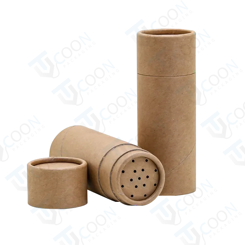 Printed paper tube for spice box
