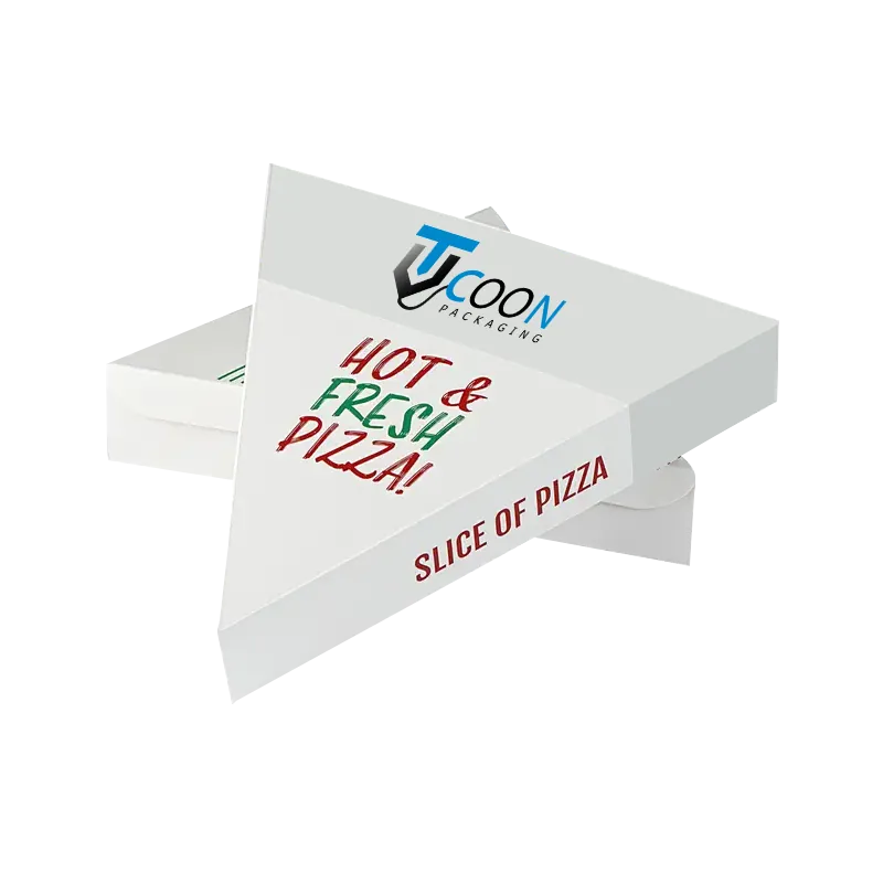 Paper Pizza Clamshell with Logo