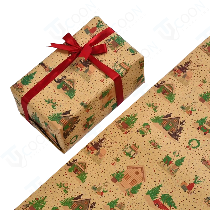kraft wrapping paper
