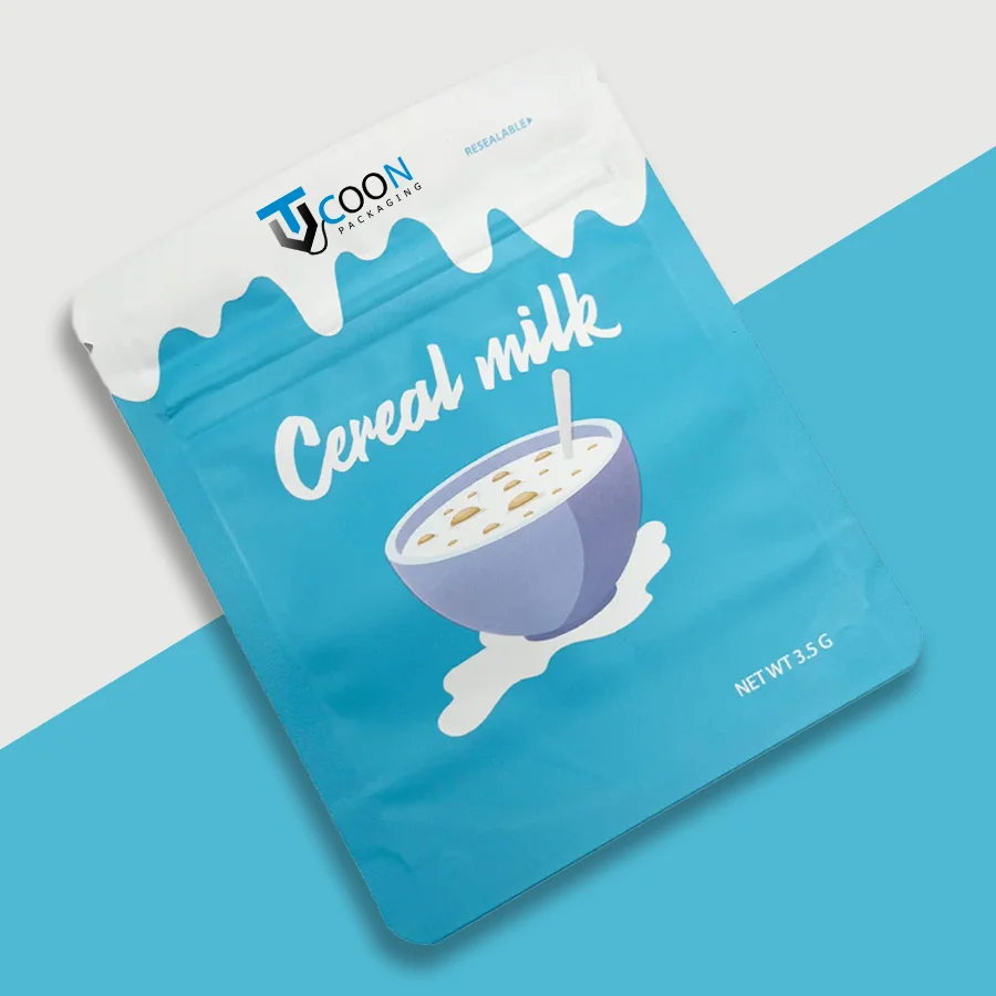 Cereal Milk Mylar Bags