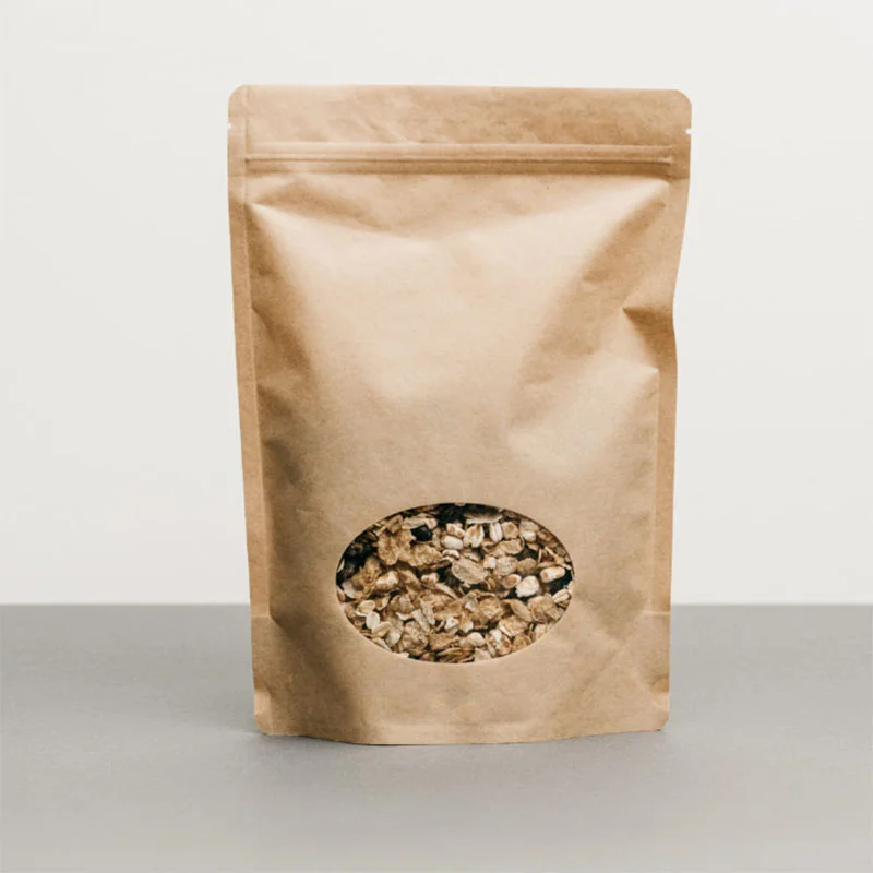 Custom Window Stand Up Pouches