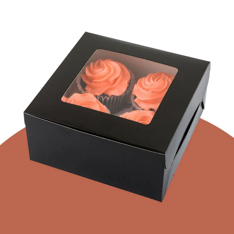 Black Pastry Boxes