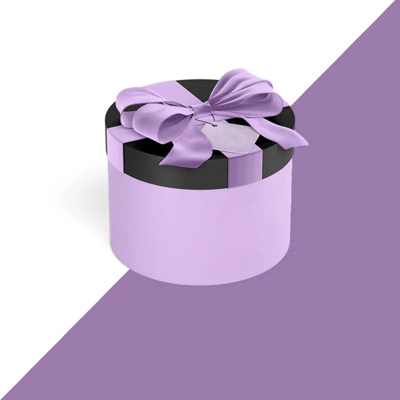 Luxury Round Velvet Cardboard Gift Boxes