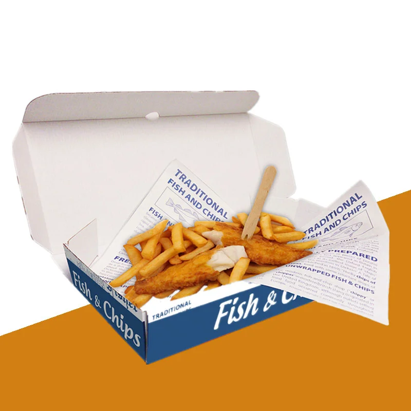 Custom Fish And Chip Papers
