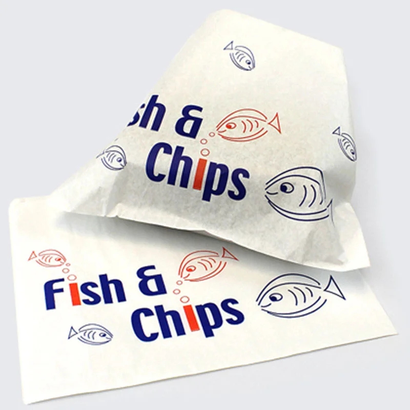 Custom Fish And Chips Paper