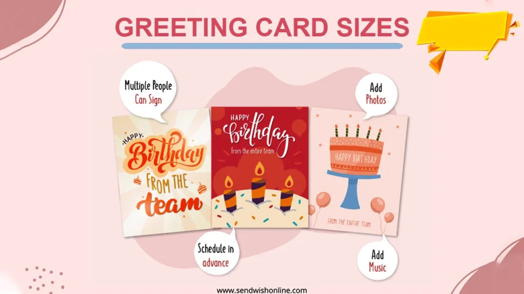 Greetings Card Sizes