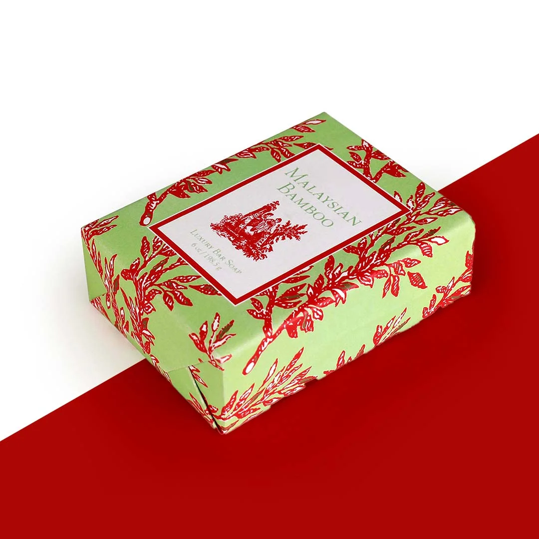 Bamboo Paper Soap Packaging