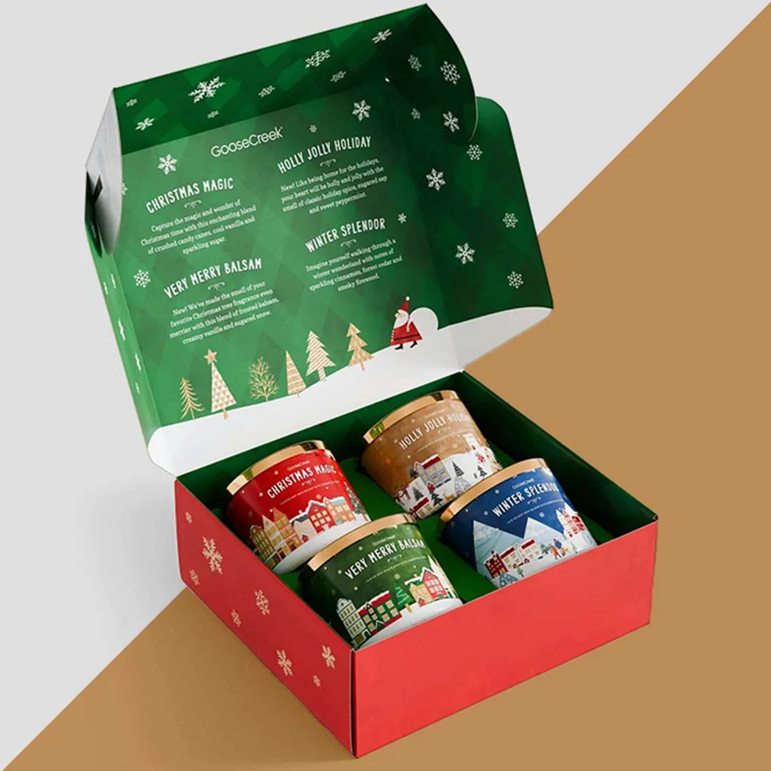 Christmas candle boxes