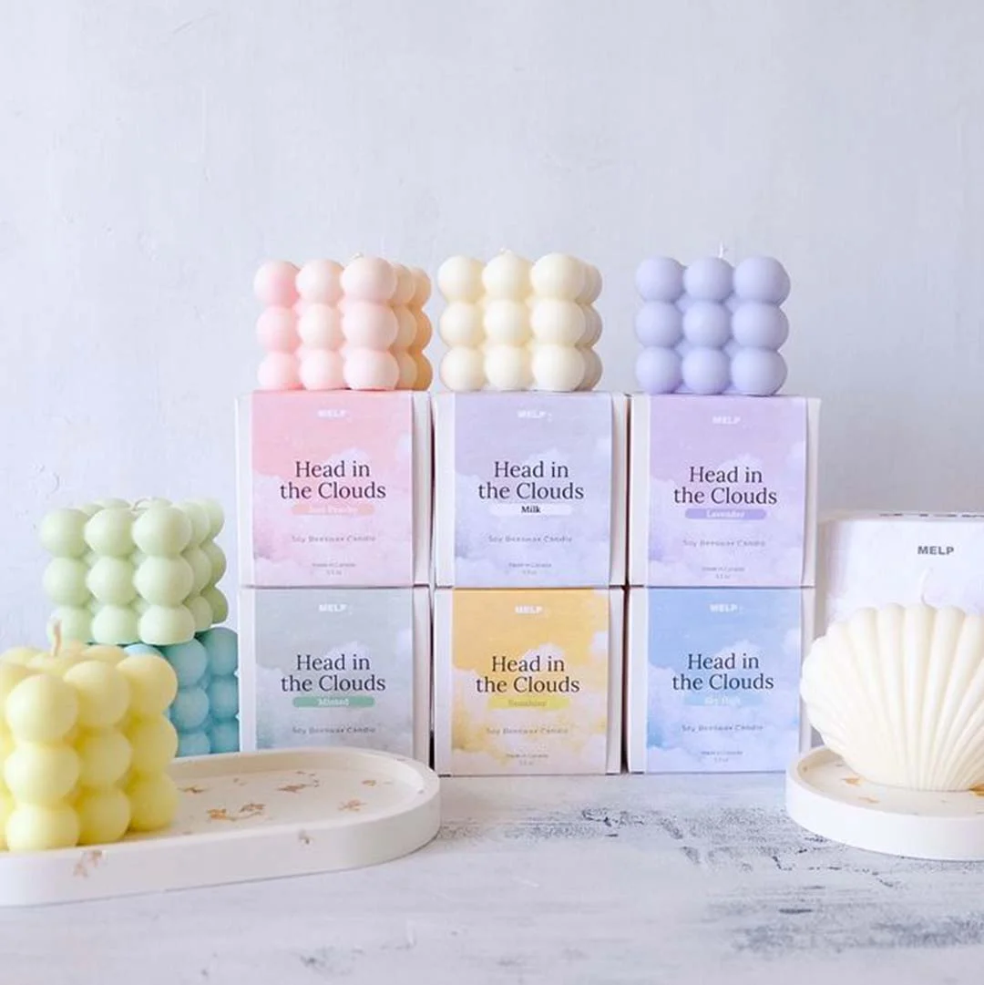 bubble candle packaging