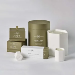 hexagon candle packaging