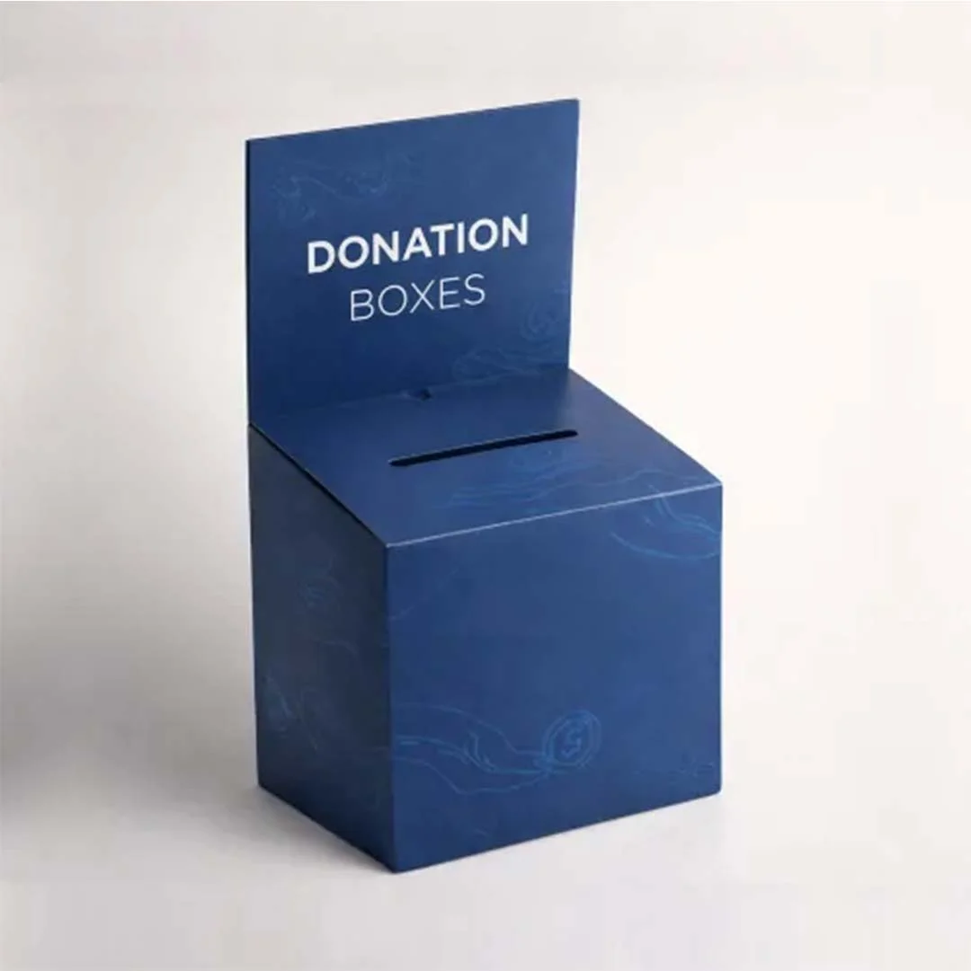 cardboard donation boxes