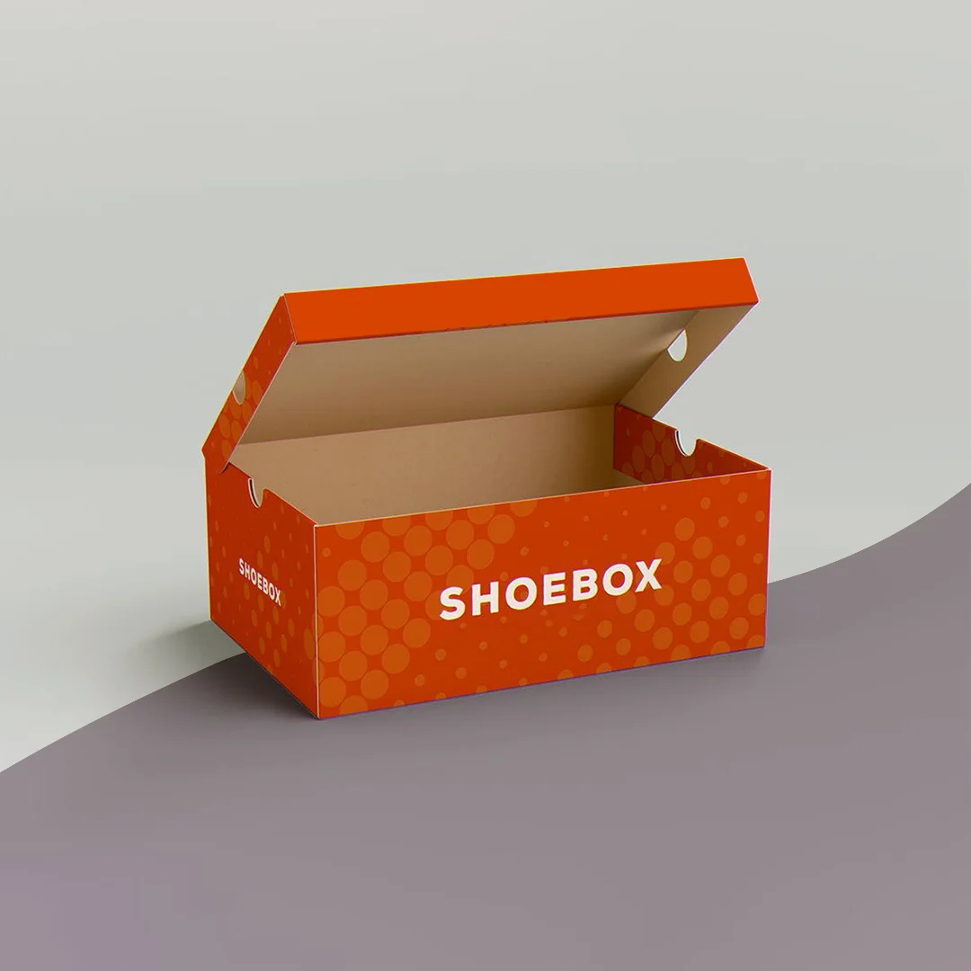 cardboard shoe boxes