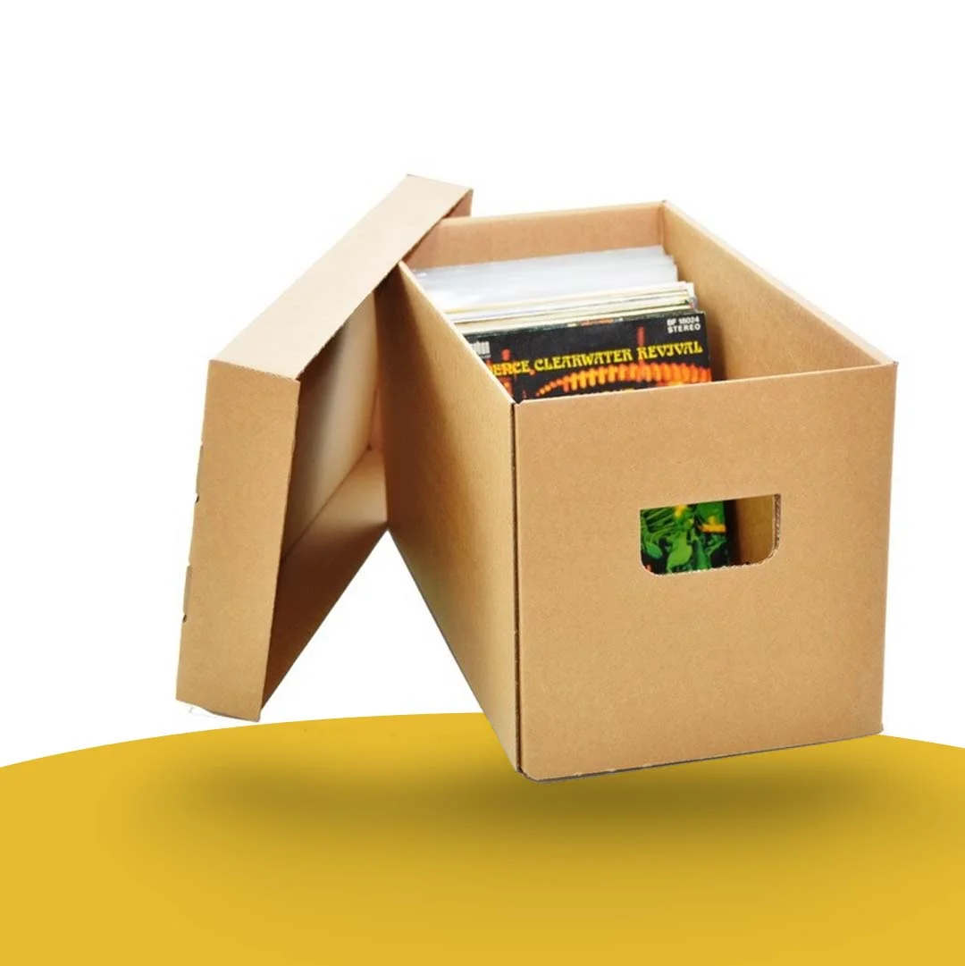 cardboard storage boxes with lids