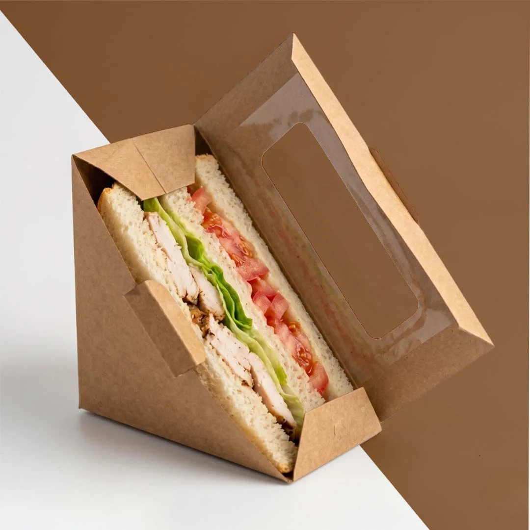 brown cardboard boxes for food