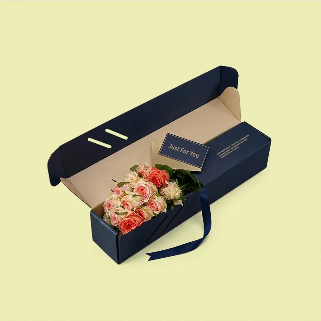 cardboard flower boxes long