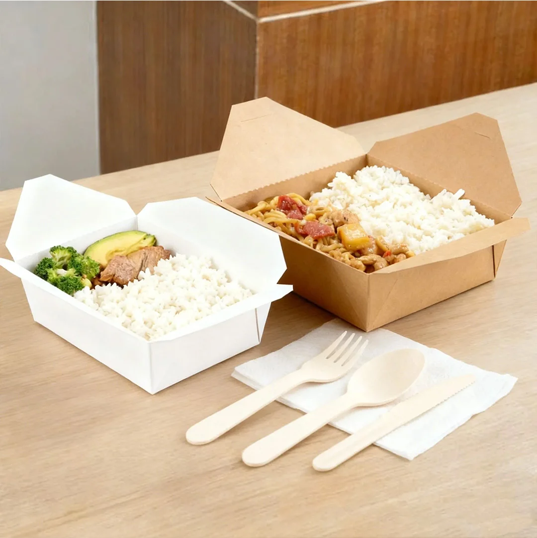 custom kraft paper food boxes