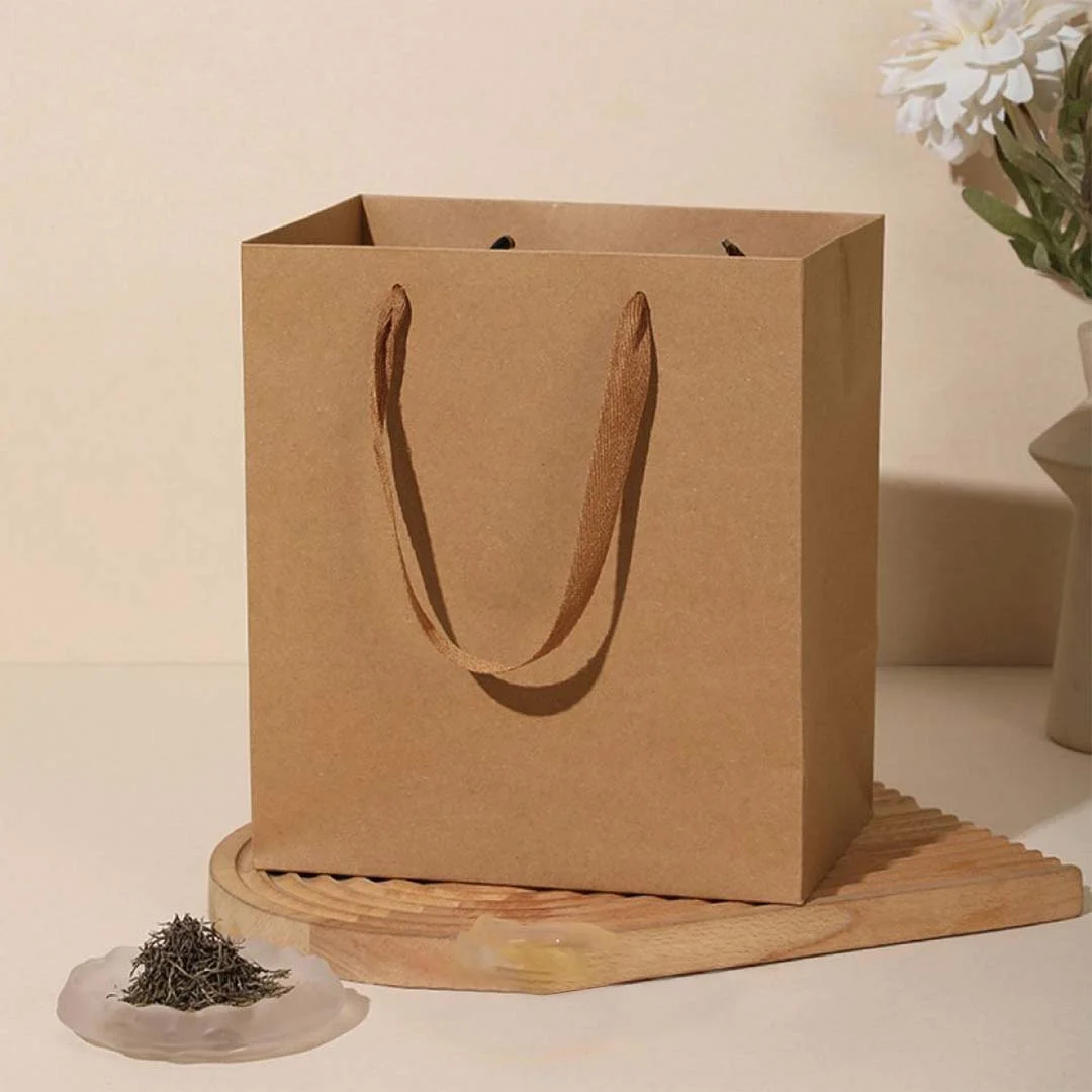 ecofriendly kraft handle paper bags