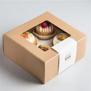kraft bakery boxes with window