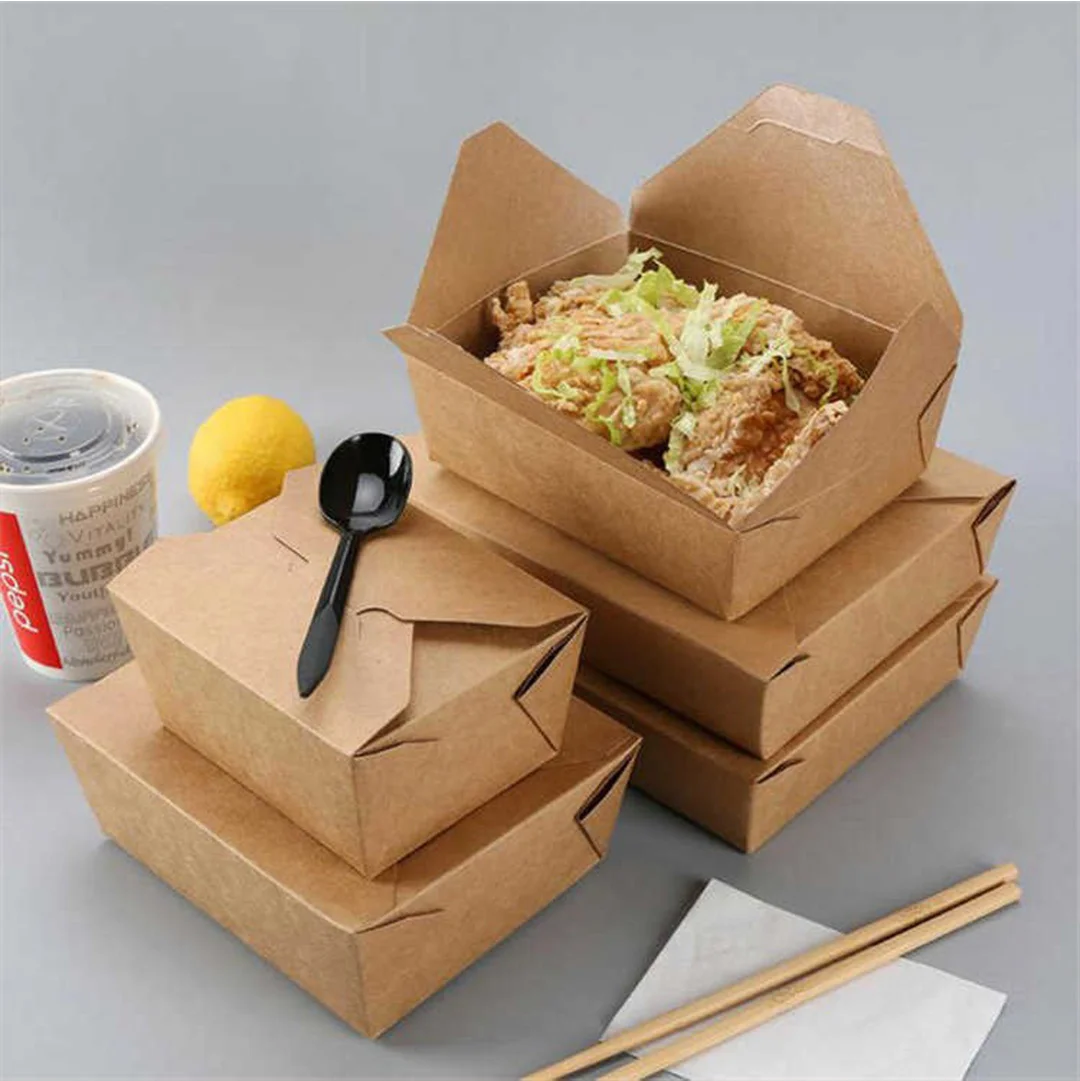kraft paper food boxes bulk