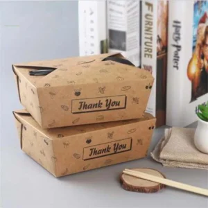kraft paper lunch box