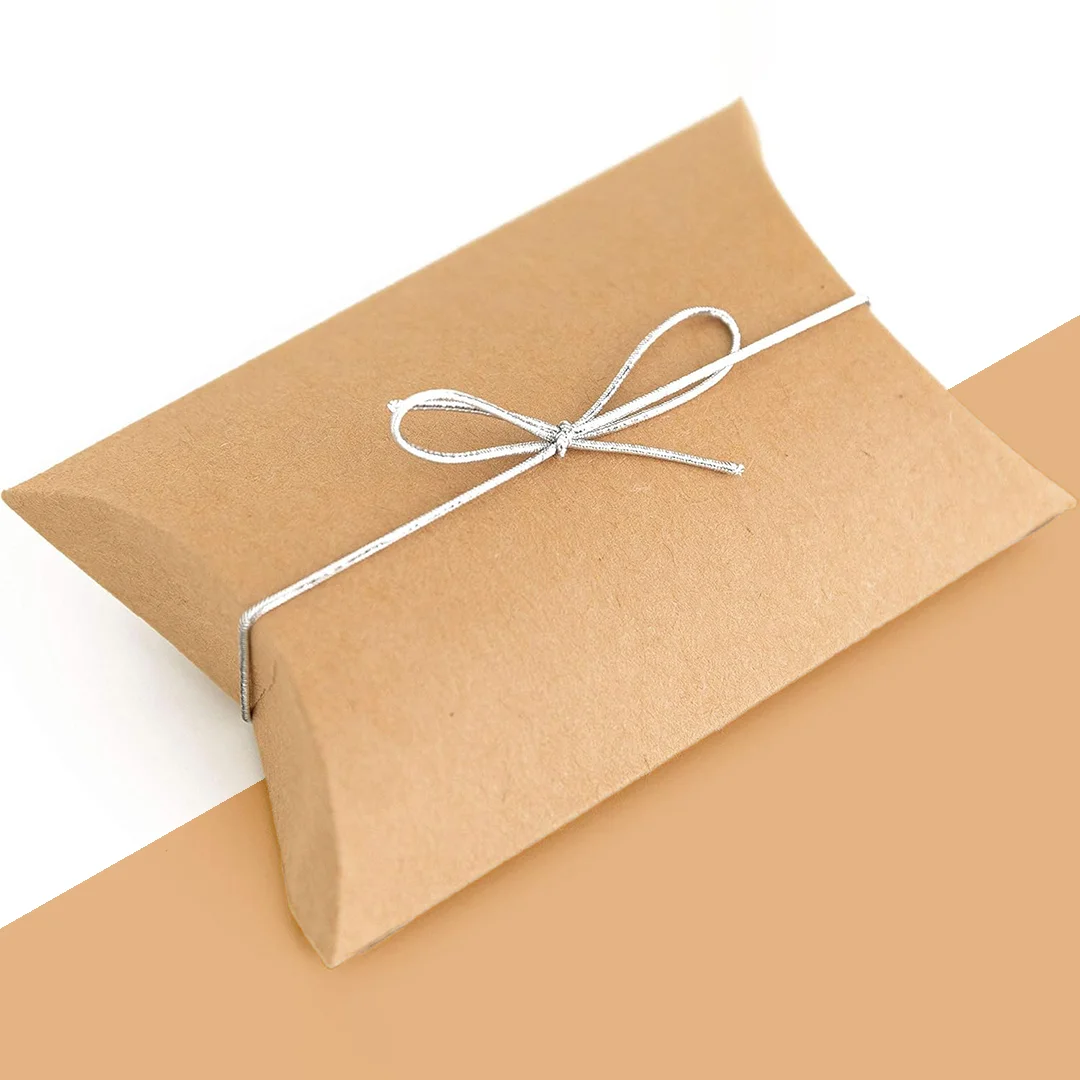 kraft pillow boxes