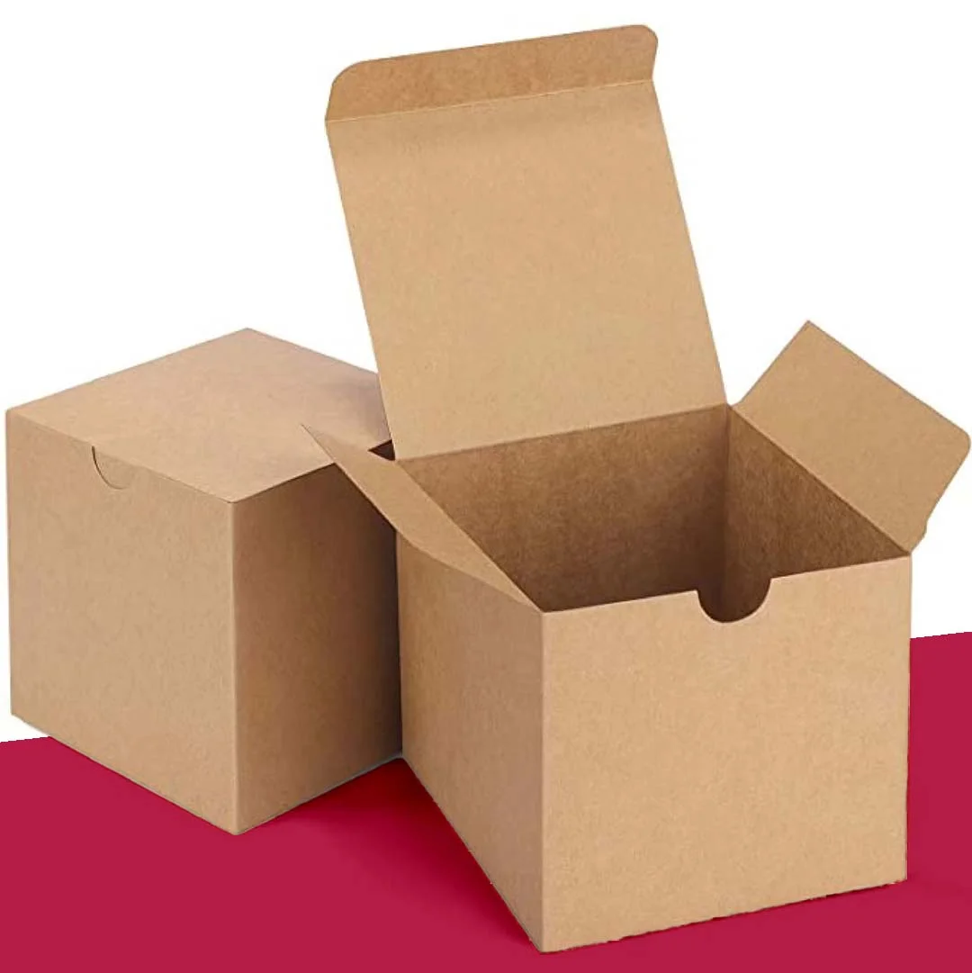 kraft tuck top gift boxes