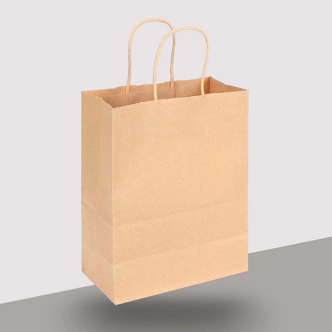 large kraft paper bags with handles