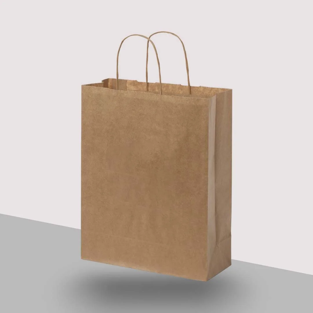 Kraft Paper Bags with Handles - Image 2