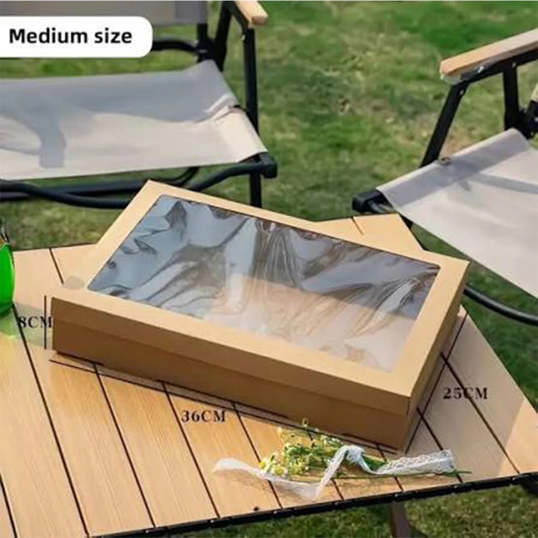 Medium Kraft Window Platter Boxes - Image 5