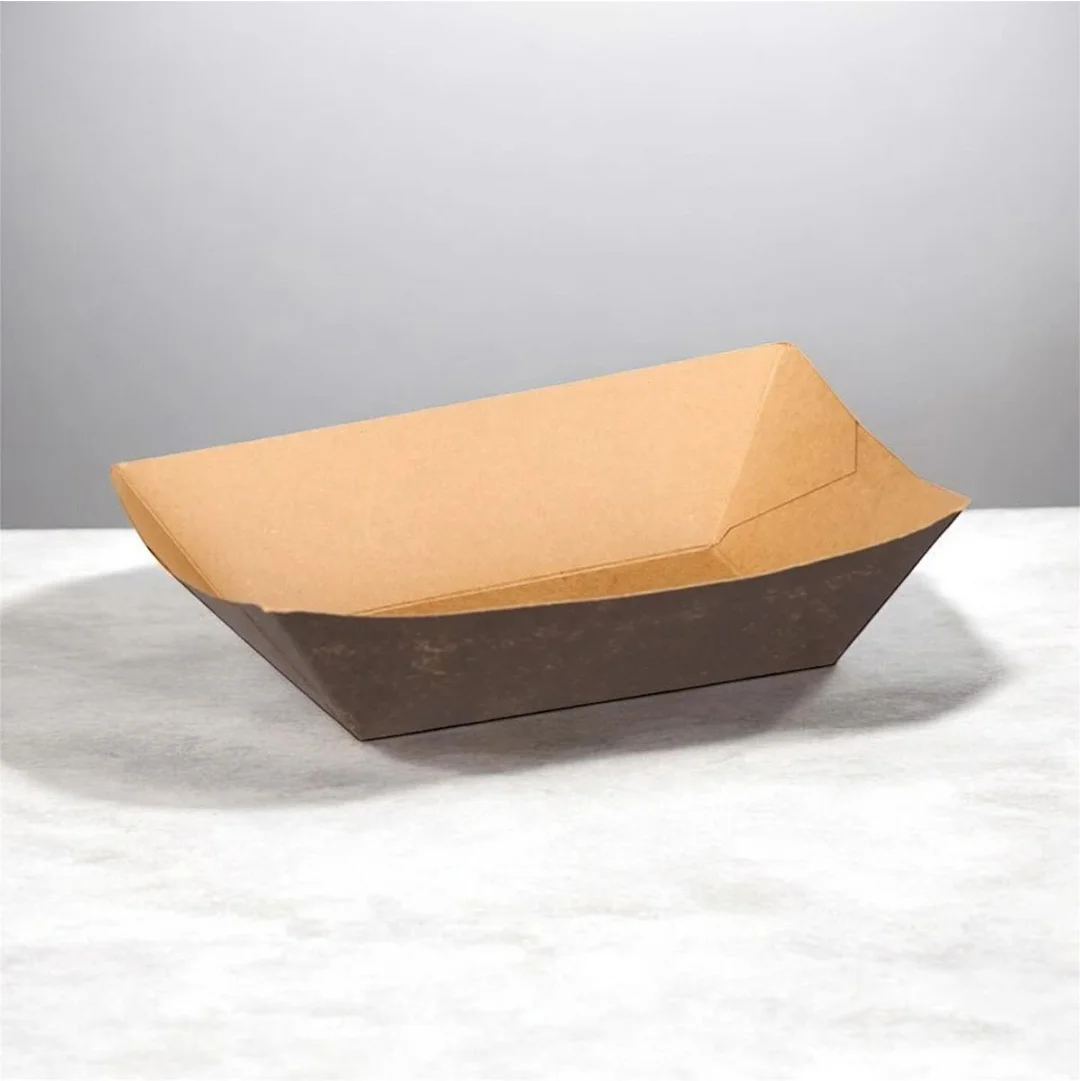 disposable kraft paper food trays