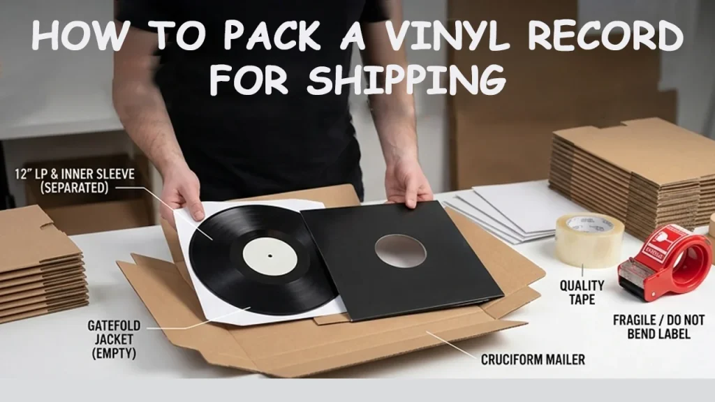 how to pack vinyl records for shipping