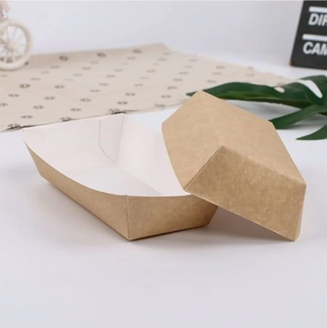 kraft paper food trays