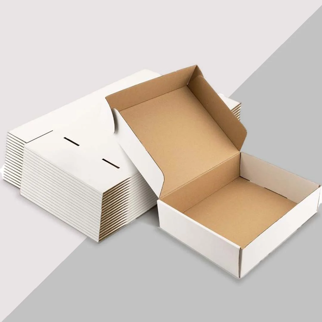 white kraft boxes
